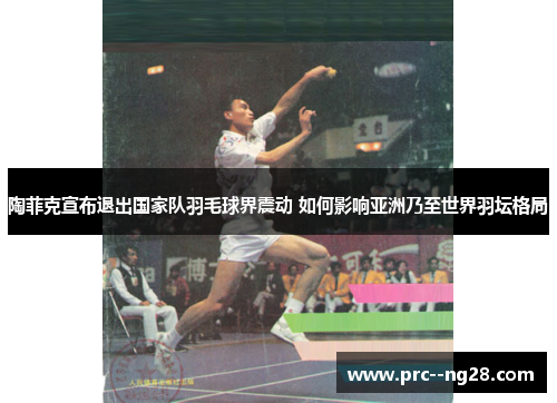 陶菲克宣布退出国家队羽毛球界震动 如何影响亚洲乃至世界羽坛格局